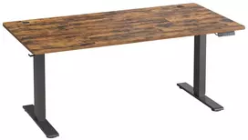 Koduva Elektra reguliuojamo aukščio rašomasis stalas, 160 x 80 cm, rudas, su USB-C jungtimi
