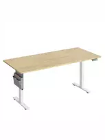 Koduva Reguliuojamo aukščio rašomasis stalas, 180 x 80 cm, atminties funkcija, aukso ąžuolo spalva