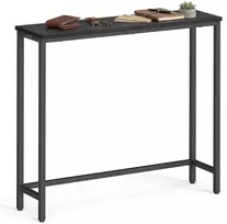 Koduva Konsolinis staliukas 20 x 80 x 81,2 cm, plieno ir medžio drožlių plokštės, antracito pilka, juoda