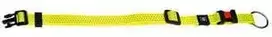 Flamingo DOG COLLAR LEN FLUO Geltonas 30-45CM 15MM