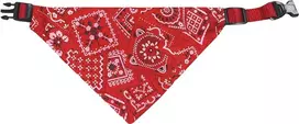 Flamingo DOG COLL BANDANA PINTO Raudonas 40-65CM 25MM