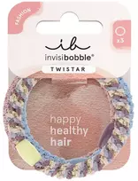 Invisibobble Twistar pintos plaukų juostos, levandų spalvos, 3 vnt.