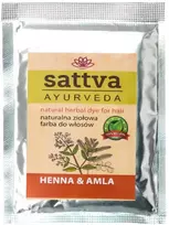Sattva Natūralūs žolelių plaukų dažai su chna ir amla, 10 g