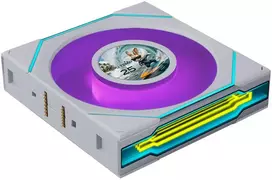 Lian Li UNI FAN SL-INF LCD FLEX belaidis ventiliatorius, ARGB ir LCD · atvirkštinės mentės, 120 mm, baltas
