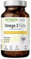 BIOWEN Omega 3 Forte 1000 mg EPA, 500 mg DHA – food supplement for humans – 90 capsules