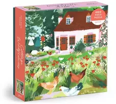 Dėlionė „Galison Cottage Wildflowers“, 1000 detalių, kvadratinėje dėžutėje