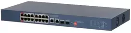 Šakotuvas Dahua Technology Komutatorius POE CS4220-16GT-190 16 prievadų + 2 x UPLINK + 2 x SFP DAHUA