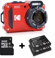 Skaitmeninis fotoaparatas Kodak WPZ2 Raudona special pack
