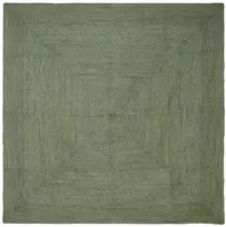Kilimas Alyvuogių žalia 240 x 240 cm Džiutas