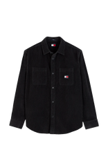 Tommy Jeans - Tjm Rlx Corduroy Shirt Ext - Laisvalaikio marškiniai - Juoda