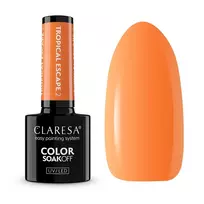 CLARESA_„Soak Off“ UV/LED hibridinis nagų lakas „Tropical Escape“ 2,5 g