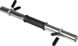 Tuščiaviduris hantelio grifas inSPORTline Onepump 45 cm / 30 mm su fiksatoriais, be sriegio