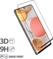 „Crong 3D Armour Glass“ – 9H kietumo grūdintas stiklas su „Full Glue“ danga, skirtas visam „Samsung Galaxy A42 5G“ ekranui