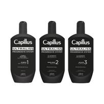 Nanoplastia plaukų tiesinimo procedūros rinkinys Capillus Ultraliss 3×400 ml