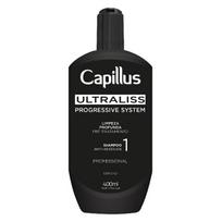 Valomasis plaukų šampūnas Capillus Ultraliss Nanoplastia 1 žingsnis 400 ml