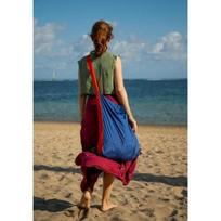 Ekologiška kuprinė Large, karališka mėlyna / oranžinė (30 l)