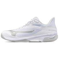 Mizuno Wave Exceed Court Advanced Comfortable Shock Absorption Slip Resistant Durable Low Top Tennis Shoes Women sneaker White Gray 61GA251903 36.5