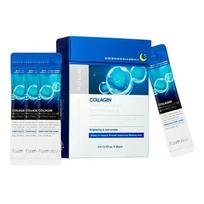 Naktinių veido kaukių rinkinys Farmstay Collagen Water Full Moist Sleeping Mask, 4 ml x 20 vnt.