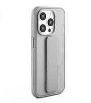 iLike    Apple    iPhone 15 Pro Silicone Case with stand    Silver