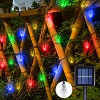 Lempučių girlianda su saulės baterija 100 LED, 12 m