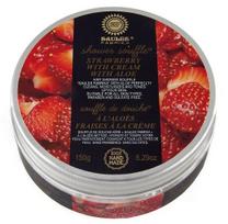 Dušo suflė "strawberries" Saules Fabrika, 150g