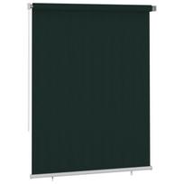 vidaXL Lauko roletas, tamsiai žalios spalvos, 180x230cm, HDPE