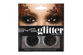Veido ir kūno blizgių rinkinys Black Juoda Bys, 13g