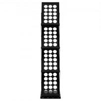Žurnalų stovas, 4 pakopų sulankstomas brošiūrų stovas, 27x36x125 cm, metalas