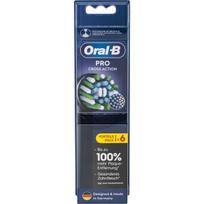 Oral-b Eb50rx Cross Action galvutės, 6 vnt., juodos