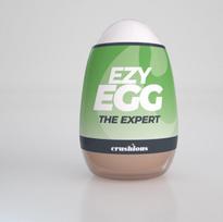 Masturbatorius kiaušinis Crushious EZY EGG THE EXPERT žalias