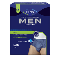 TENA Men Pants Plus biksītes L/XL izmērā, 10 gab.