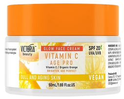 VICTORIA BEAUTY Age Pro sejas krēms ar C vitamīnu un SPF 20 aizsardzību, 50 ml