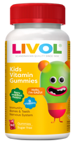 LIVOL Multi Bears – vitamīnu košļājamie lācīši, 60 gab.