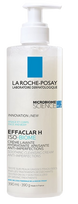 LA ROCHE-POSAY Effaclar H Iso-Biome mitrinošs un nomierinošs attīrošais krēms, 390 ml