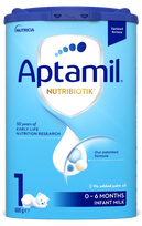 APTAMIL 1 Nutribiotik piena maisījums 0+ vecumam, 800 g