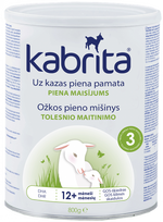 Kazas piena pamatā izgatavots KABRITA 3 maisījums bērnam, 800 g
