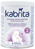 KABRITA 2 - piena maisījums 400 g kazas piena bāzes