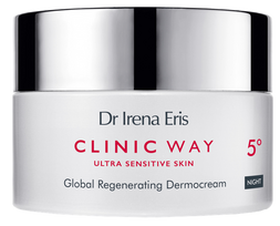 CLINIC WAY 5 Grumbu pildošais naktīs paredzētais sejas krēms, 50 ml