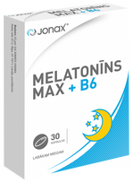 JONAX Melatonīns Max ar B6, 30 kapsulas