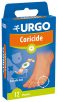 URGO Coricide — plāksteri pret varžām, iepakojumā 12 gab.