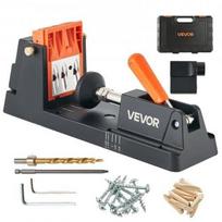Reguliuojamas paslėptų skylių gręžimo šablonas, pocket hole jig, 316 x 85 x 120 mm
