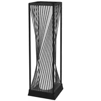 Lauko šviestuvas iš rotango su šviesos jutikliu 25 LED, IP44