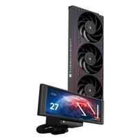 Skystalčio aušinimo sistema ARGB AiO 3x120 mm LCD ekranas Intel LGA1851/1700 AMD AM5/M4