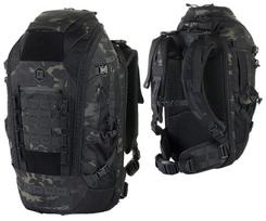 Vyriška turistinė kuprinė M-Tac Small Elite Hex Multicam, 36 l, juoda