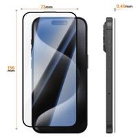 Apsauginė Ekrano Plėvelė iPhone 15 Pro Max 0.40mm Stiprus Juoda