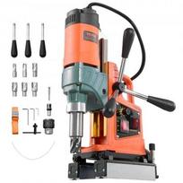 Magnetinės gręžimo staklės 1400W, 0–850 aps./min. su 6 karūninių grąžtų komplektu