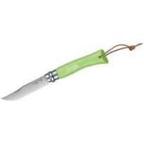 Sudedamas peilis Opinel Trekking Nr.7, nerūdijančio plieno ašmenys, žalia rankena
