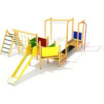 Medinė vaikų žaidimų aikštelė Model 2-D