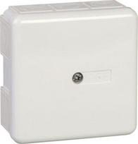 Junction box 87x87x39mm, white Mureva U56 IMT34077 | 3606481158093