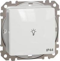 1-way Push-Button 10A IP44 Lamp Symbol, white Sedna Design SDD211132 | 3606481481900